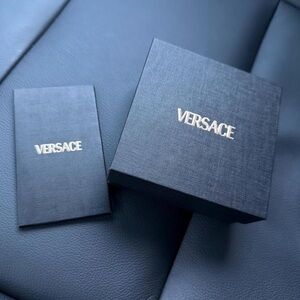 Versace Black and Gold Bracelet